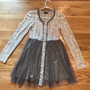 RYU lace /tulle dress jacket small